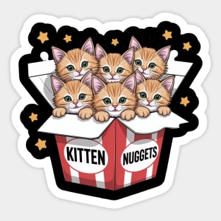 kitten-nuggets Sticker